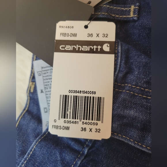 CARHARTT Flame Resistant Original Fit Men's Jeans NWT - Picture 6 of 11